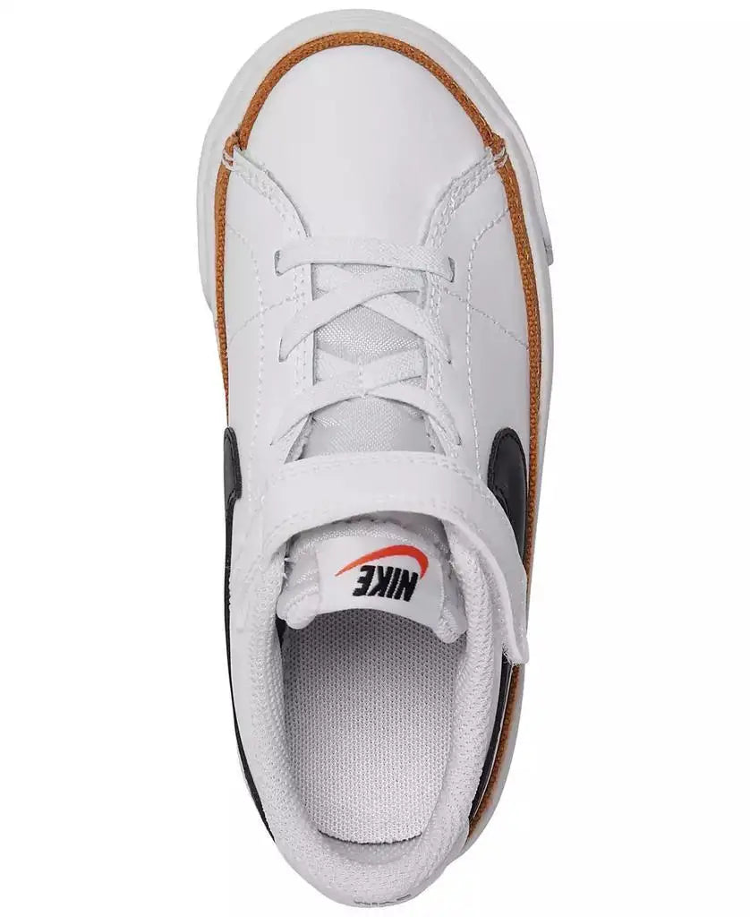 Nike | Toddler Kids Court Legacy Adjustable Strap Closure Casual Sneakers from Finish Line