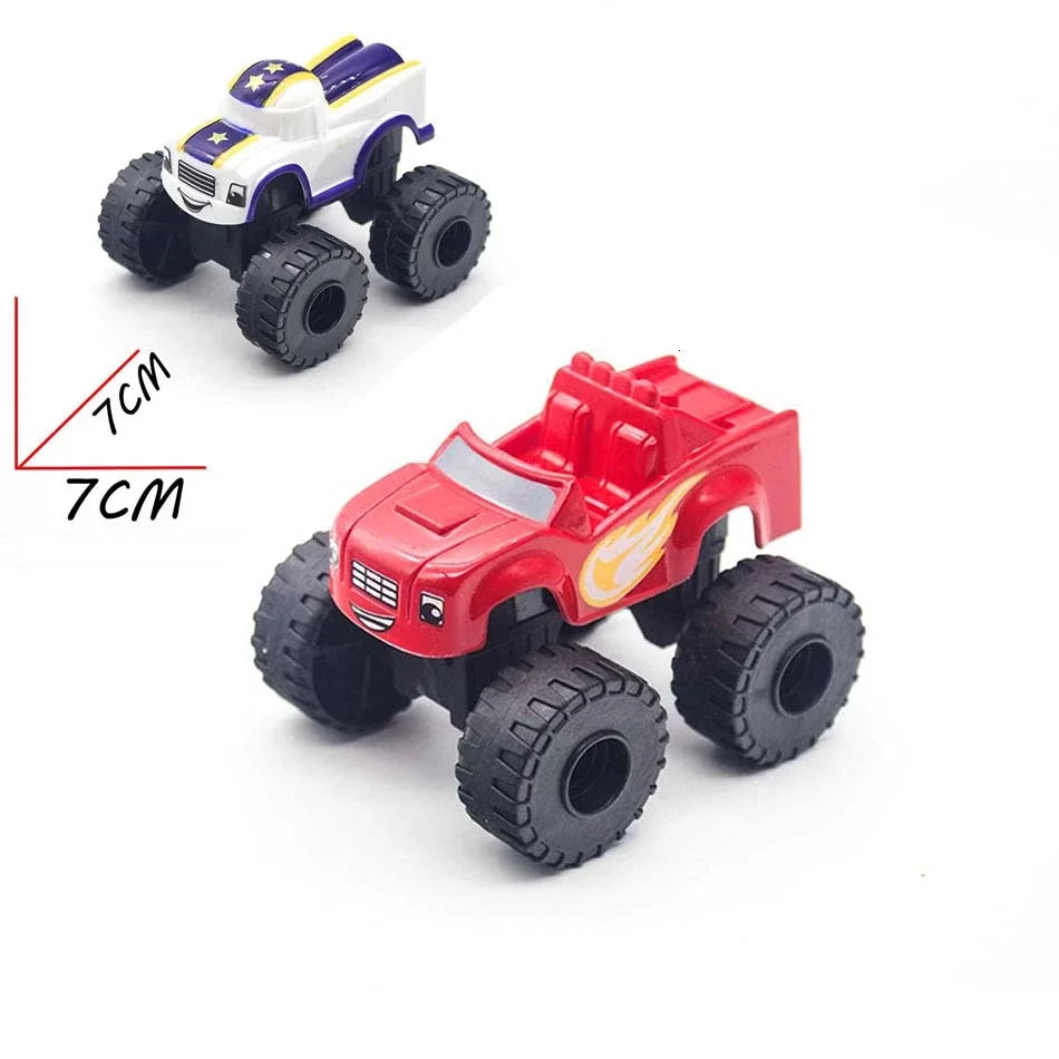 @@ 6P Racing Car Blaze Monster Diecast Toy Russia Miracle Crusher Truck Toys Vehicle Car Transformation Toys Best Gifts For Kids