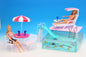 genuine swim accessories for barbie princess doll swimming pool house games furniture playground 1/6 bjd doll pool toy gift