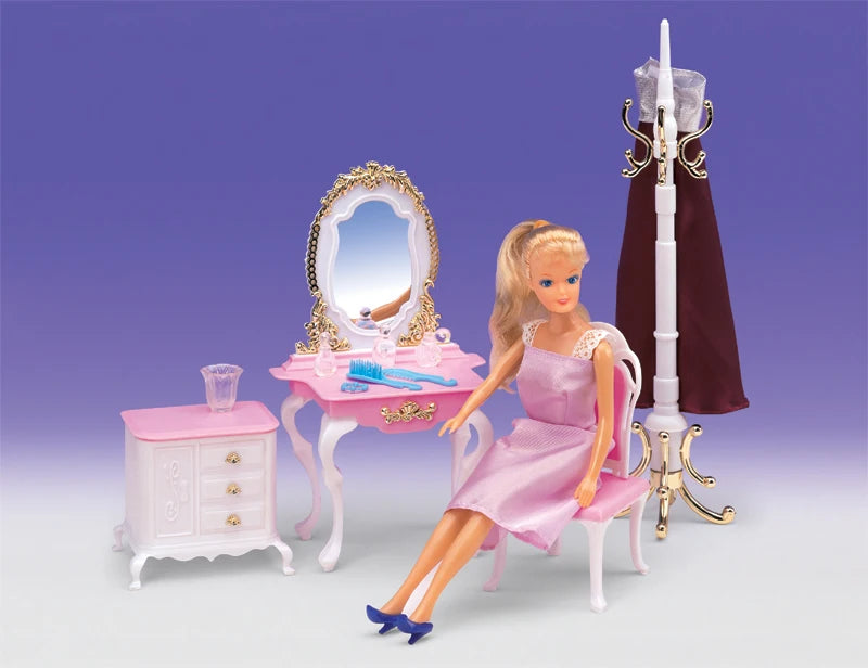 genuine swim accessories for barbie princess doll swimming pool house games furniture playground 1/6 bjd doll pool toy gift