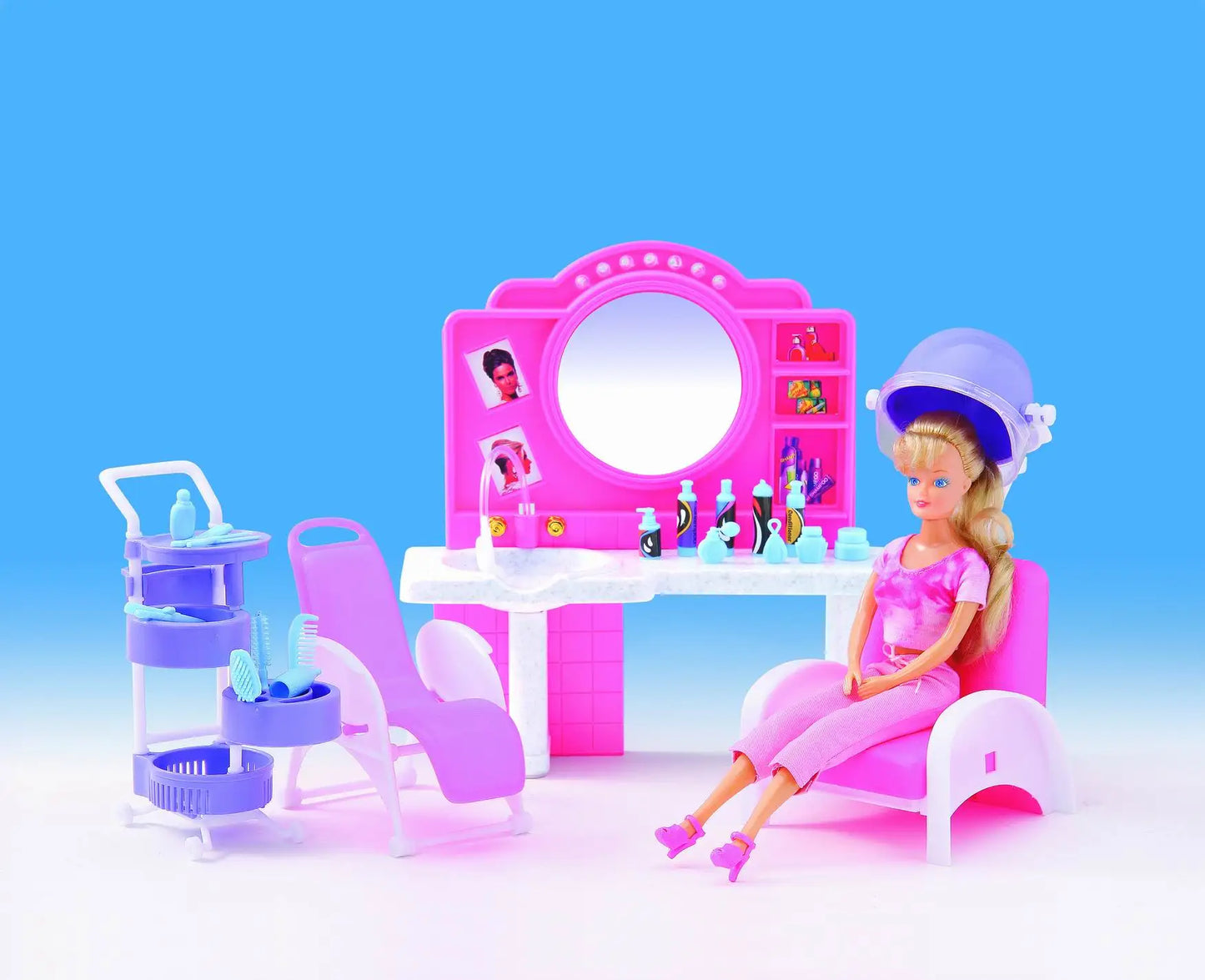 genuine swim accessories for barbie princess doll swimming pool house games furniture playground 1/6 bjd doll pool toy gift