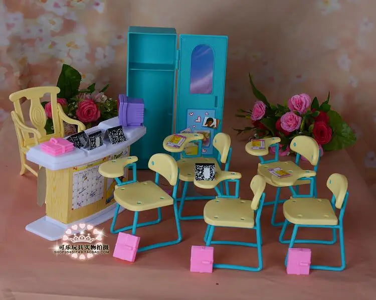 genuine swim accessories for barbie princess doll swimming pool house games furniture playground 1/6 bjd doll pool toy gift