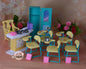 genuine swim accessories for barbie princess doll swimming pool house games furniture playground 1/6 bjd doll pool toy gift