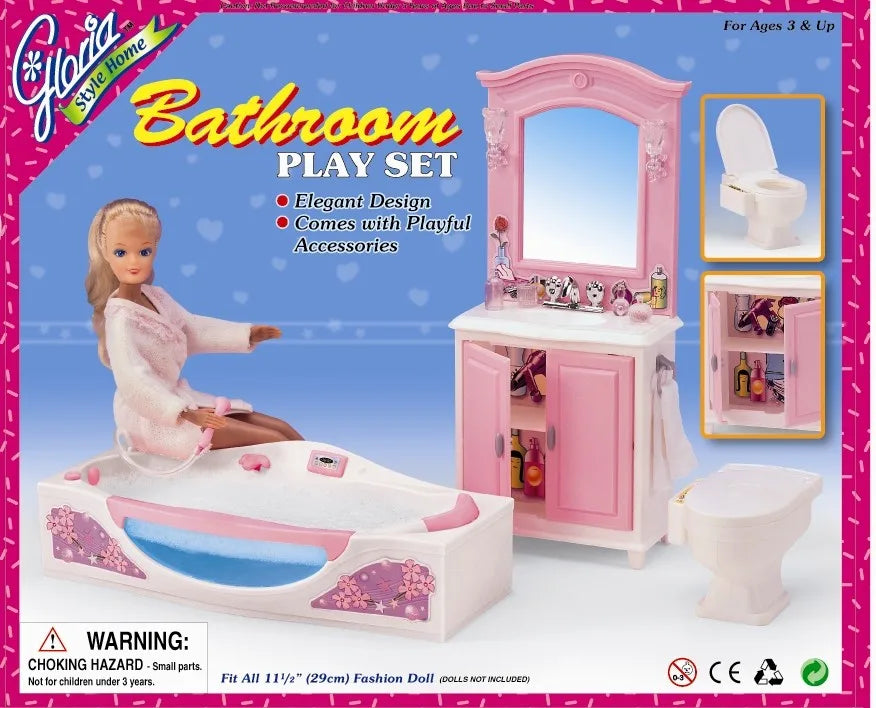 genuine swim accessories for barbie princess doll swimming pool house games furniture playground 1/6 bjd doll pool toy gift