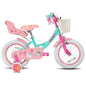 JOYSTAR Kids Bike for Girls Age 2-9 Years, 12 14 16 18 Inch Kids Bike with Training Wheels, Doll Seat, Streamers, Basket, Green