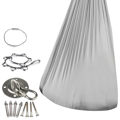 Sensory Swing Elastic Indoor and Outdoor Therapy Cuddle Swing Healing & Relaxing Cuddle Sensory Swing for Autism Aspergers ADHD