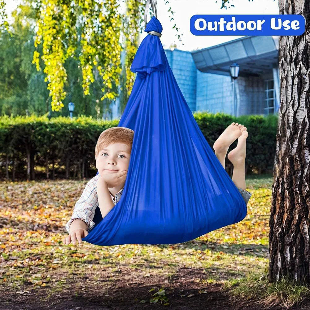 Sensory Swing Elastic Indoor and Outdoor Therapy Cuddle Swing Healing & Relaxing Cuddle Sensory Swing for Autism Aspergers ADHD