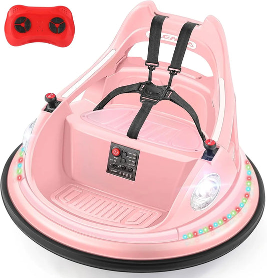 Bumper Car for Kids,1.9mph Max,12V Toddler Ride on Toys with Remote Control,2-Speed,2 Playing Modes,360 Degree Spin,Bump
