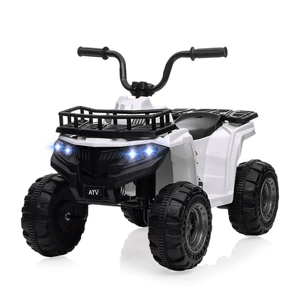 Kids Ride On ATV, 12V Battery Powered Electric Vehicle With Remote Control, 4-Wheeler Quad ATV Play Car For Boys Girls