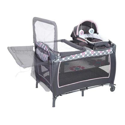 Lil' Snooze™ Deluxe II Nursery Center® Playard, Daisy Dots
