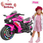 Zogymoz Motorcycle for Kids, 12V Kids Motorcycle Ride on for 3-8 Years Childs,Powered Ride-ons Toy Gift-Red