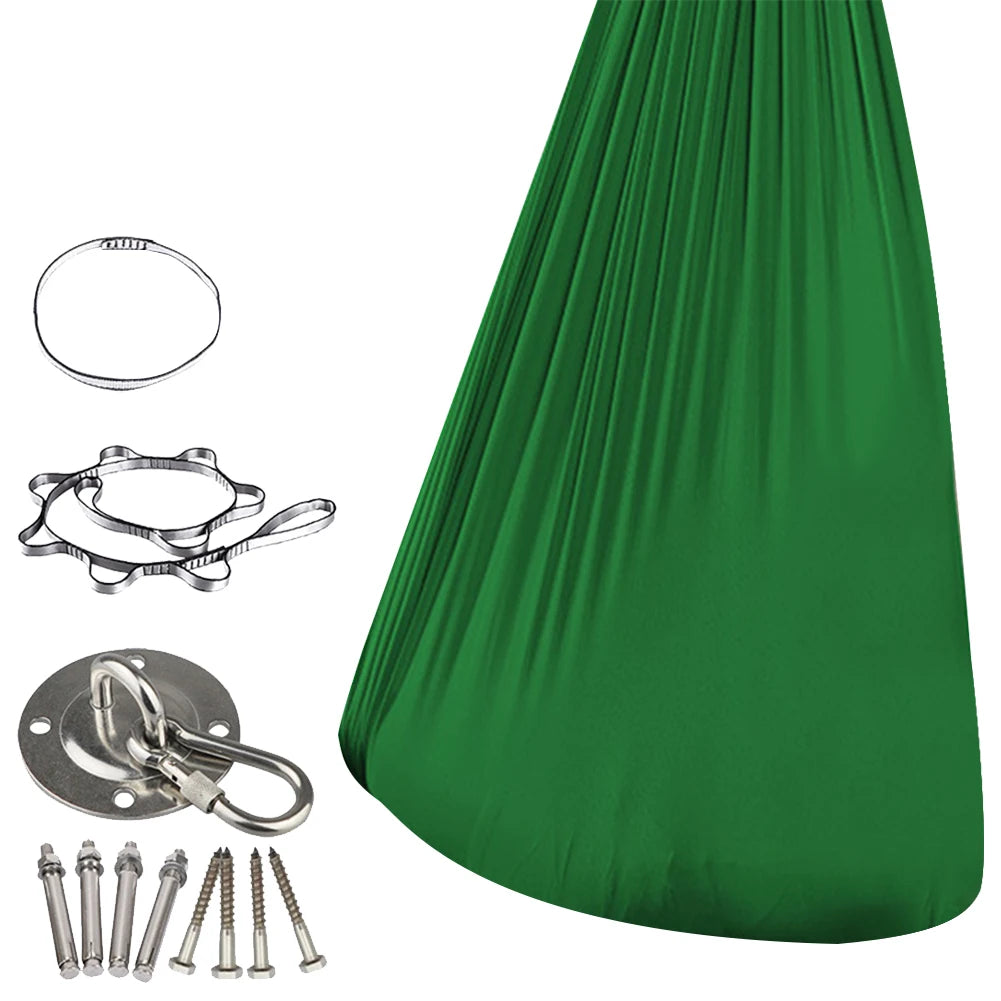 Sensory Swing Elastic Indoor and Outdoor Therapy Cuddle Swing Healing & Relaxing Cuddle Sensory Swing for Autism Aspergers ADHD