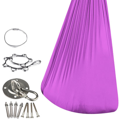 Sensory Swing Elastic Indoor and Outdoor Therapy Cuddle Swing Healing & Relaxing Cuddle Sensory Swing for Autism Aspergers ADHD