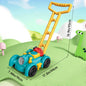 Trolley Bubble Machine Gun Cart Lawn Mower Car Electric Automatic Soap Bubbles Car Outdoor Party Games Children Toys for Kids
