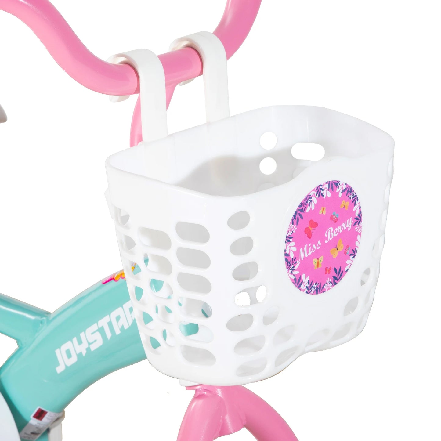 JOYSTAR 10/12 Inch Kids Bike for Boys and Girls Ages 1-4 Years, Toddler Bike with Training Wheels，Basket, Detachable Push Handle