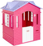 Cottage Pretend Princess Playhousefor Kids, Indoor Outdoor,with Working Doors and Windows, for Toddlers Ages 2+ Years,Pink,Large