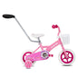 JOYSTAR 10/12 Inch Kids Bike for Boys and Girls Ages 1-4 Years, Toddler Bike with Training Wheels，Basket, Detachable Push Handle
