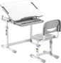 Kids Desk and Chair Set Height Adjustable up to 30"Ergonomic Kids Desk School,Kids Table and Chairs for Student26"x18"