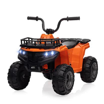 Kids Ride On ATV, 12V Battery Powered Electric Vehicle With Remote Control, 4-Wheeler Quad ATV Play Car For Boys Girls