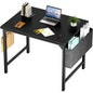 Computer Office Desk 32Inch Kids Student Study Writing Work with Storage Bag & Headphone Hooks Modern Simple Home Bedroom
