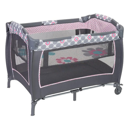 Lil' Snooze™ Deluxe II Nursery Center® Playard, Daisy Dots