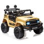 12V Kids Ride On Truck with Remote Control Spring Suspension Bluetooth Connectivity and Led Lights Ride On Toys for 3-6 yrs