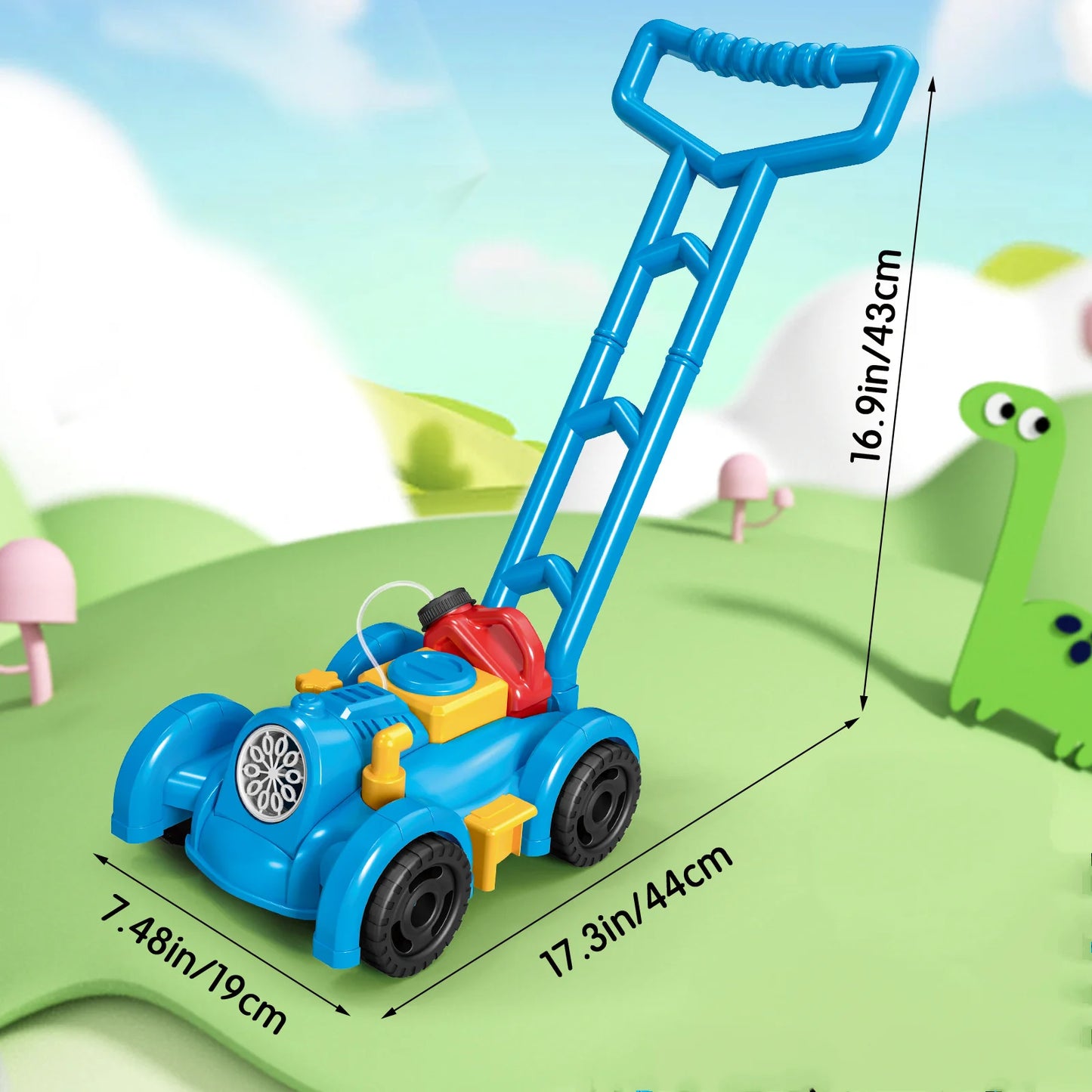 Trolley Bubble Machine Gun Cart Lawn Mower Car Electric Automatic Soap Bubbles Car Outdoor Party Games Children Toys for Kids