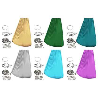 Sensory Swing Elastic Indoor and Outdoor Therapy Cuddle Swing Healing & Relaxing Cuddle Sensory Swing for Autism Aspergers ADHD