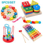Montessori Baby Toys Kids 3D Wooden Puzzles Early Learning Baby Games Toys Educational Wooden Toys For Children Birthday Gifts