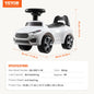 VEVOR Ride On Push Car Classic Kids Ride On Toy Car with Music Steering Wheel for Toddlers Boys Girls Ages 1-3