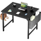Computer Office Desk 32Inch Kids Student Study Writing Work with Storage Bag & Headphone Hooks Modern Simple Home Bedroom